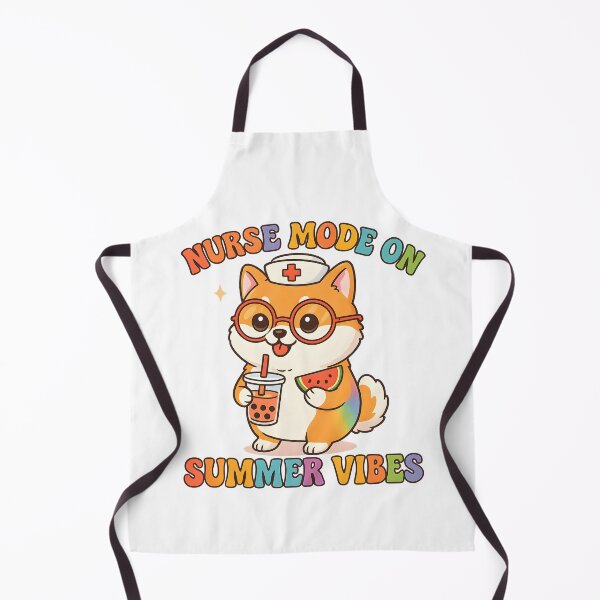 Item preview, Nurse Mode On Summer Vibes Cute Corgi Nurse designed and sold by ClinicalHubs.