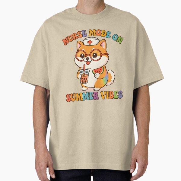 Item preview, Nurse Mode On Summer Vibes Cute Corgi Nurse designed and sold by MediPrints.
