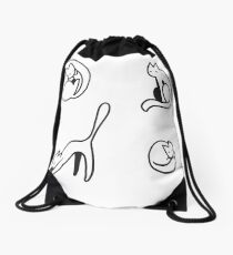 I Like Cats Set Drawstring Bag