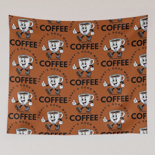 Item preview, Today’s Good Mood Is Sponsored By Coffee  designed and sold by Kate Miller Illustrator.