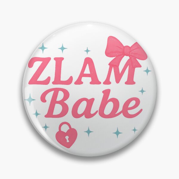Item preview, ZLAM Babe – Pink Bow Sorority Sticker designed and sold by summer-loving.