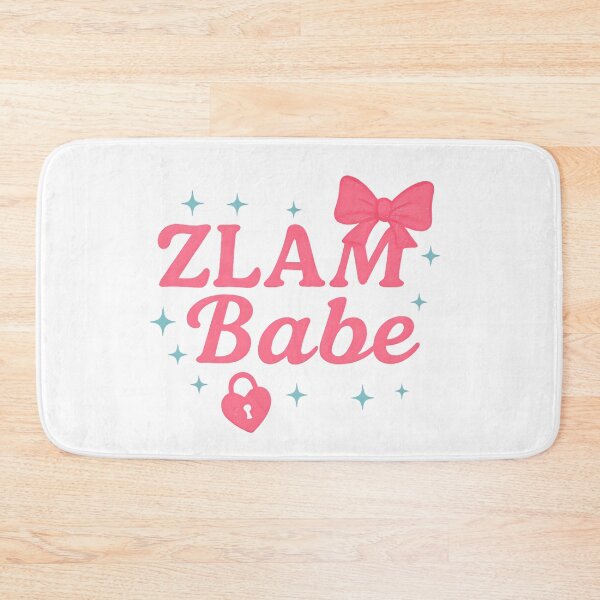 Item preview, ZLAM Babe – Pink Bow Sorority Sticker designed and sold by summer-loving.
