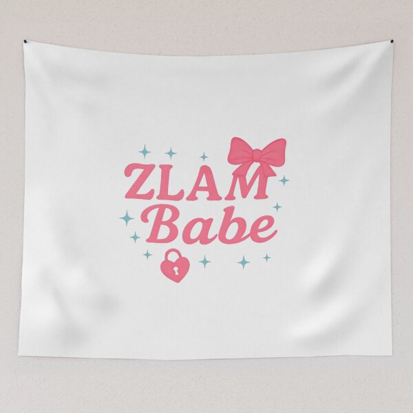 Artikelvorschau, ZLAM Babe – Rosa Schleife Sorority Sticker entworfen und verkauft von summer-loving.