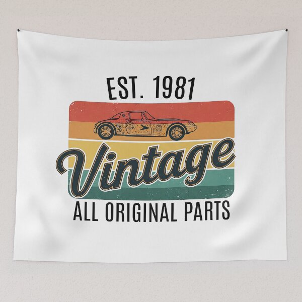 Item preview, Vintage: All Original Parts 81 designed and sold by StitchNRebl.