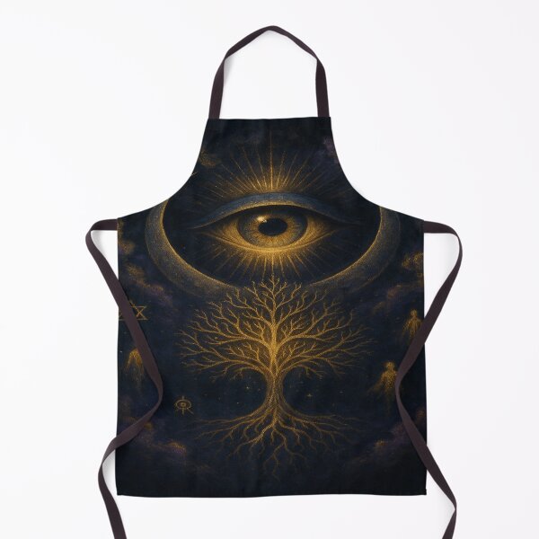 Item preview, Mystical Eye of Enlightenment – Celestial Tree of Life Visionary Art designed and sold by Neovibe Print.