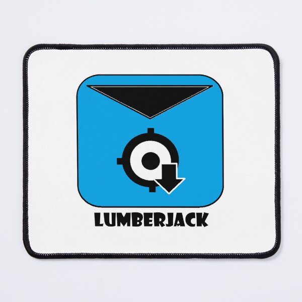 Item preview, Beat Saber Lumber Jack Badge (blue) designed and sold by Myrealreallife.