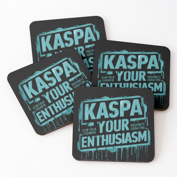 Item preview, Kaspa Matrix Grid The Crypto Reality Unfolds designed and sold by RadDeck.