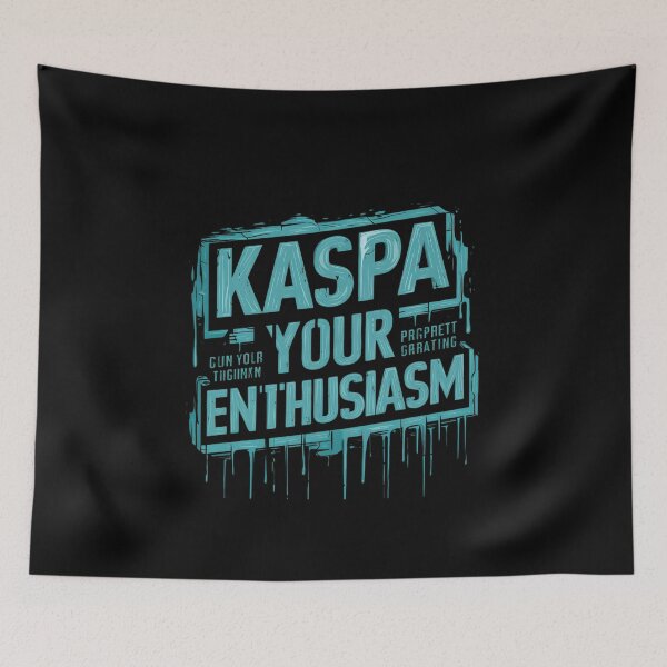 Item preview, Kaspa Matrix Grid The Crypto Reality Unfolds designed and sold by RadDeck.