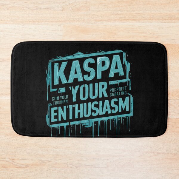 Item preview, Kaspa Matrix Grid The Crypto Reality Unfolds designed and sold by RadDeck.