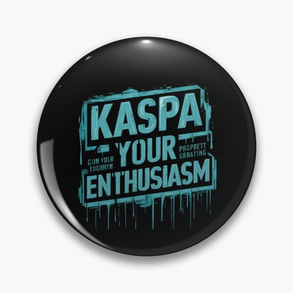 Item preview, Kaspa Neon Glow Futuristic Crypto Energy designed and sold by RadDeck.