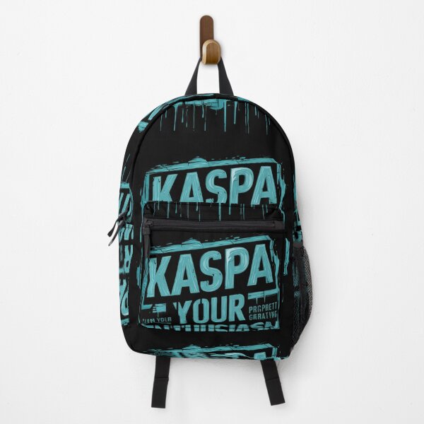 Item preview, Kaspa Neon Glow Futuristic Crypto Energy designed and sold by RadDeck.