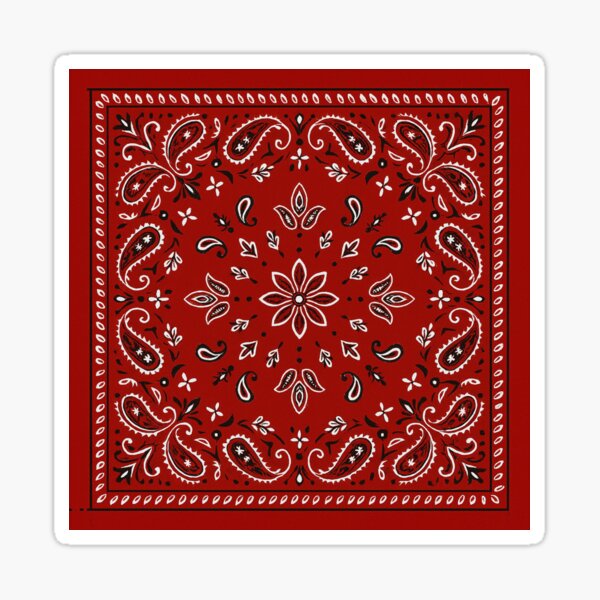 Item preview, Red bandana print  designed and sold by chilluminati.
