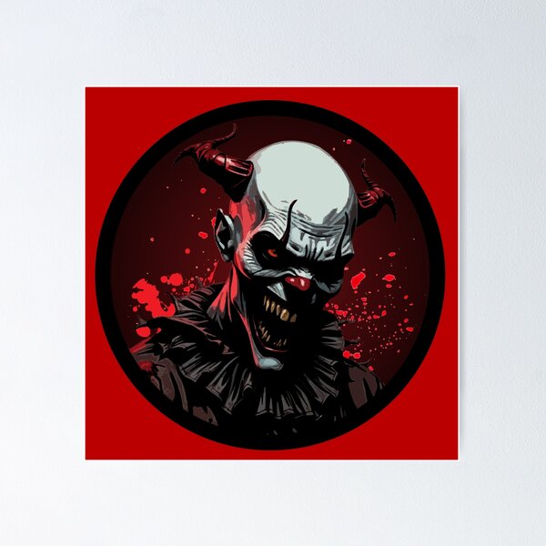 Item preview, Evil Demon Clown – Blood Circus Horror designed and sold by UNK-Fatigues.