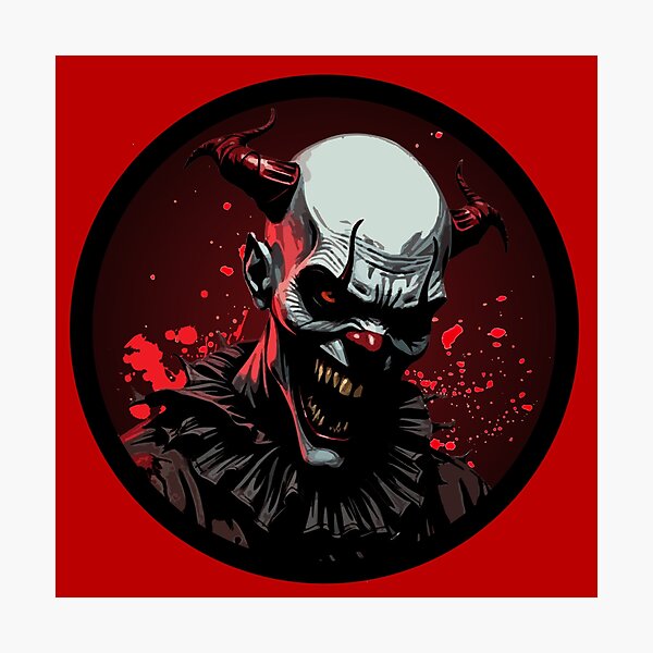 Item preview, Evil Demon Clown – Blood Circus Horror designed and sold by UNK-Fatigues.