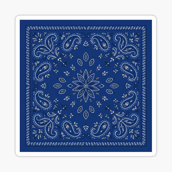 Item preview, Blue bandana print  designed and sold by chilluminati.