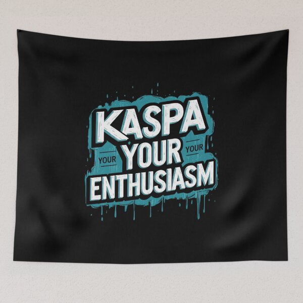 Item preview, Kaspa Chain Pulse Digital Rhythm of Decentralization designed and sold by RadDeck.