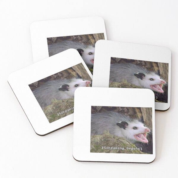 Item preview, Possum screaming  designed and sold by sunghostdesign.