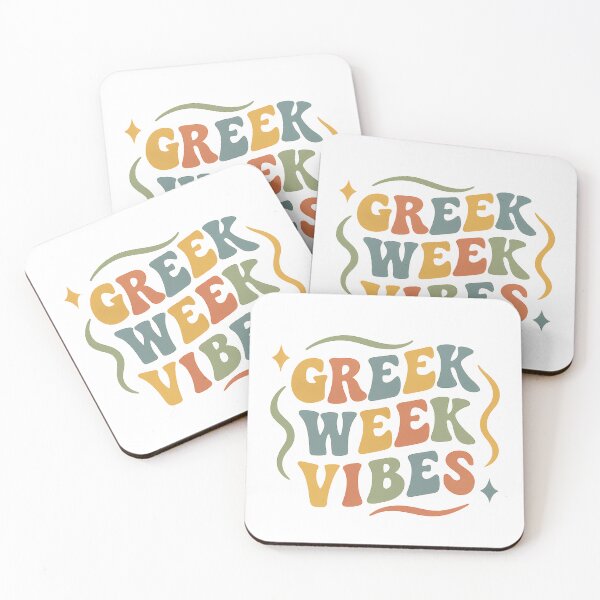 Item preview, Greek Week Vibes – Retro Sorority Spirit Sticker designed and sold by summer-loving.