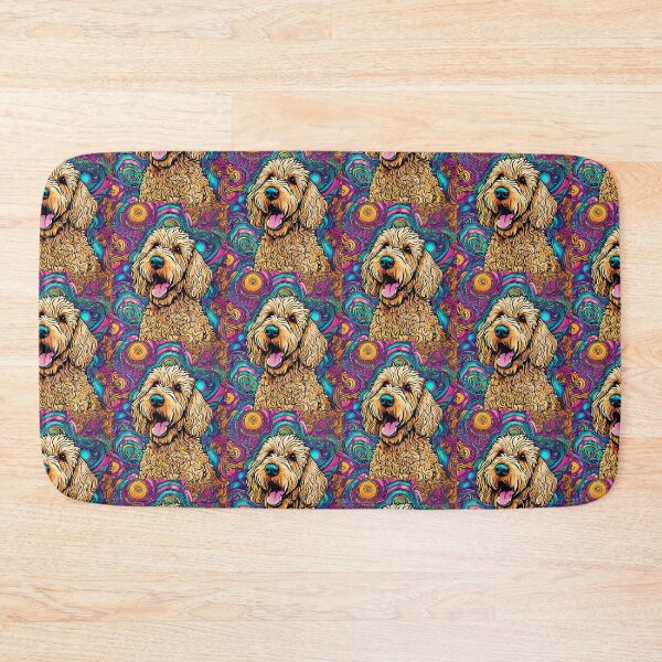 Item preview, Psychedelic Goldendoodle – Trippy Colorful Dog Art for Doodle Lovers designed and sold by Fredster1966.