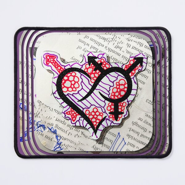 Item preview, Inclusivity & Love symbol Alt 2 designed and sold by Lahila Designs.