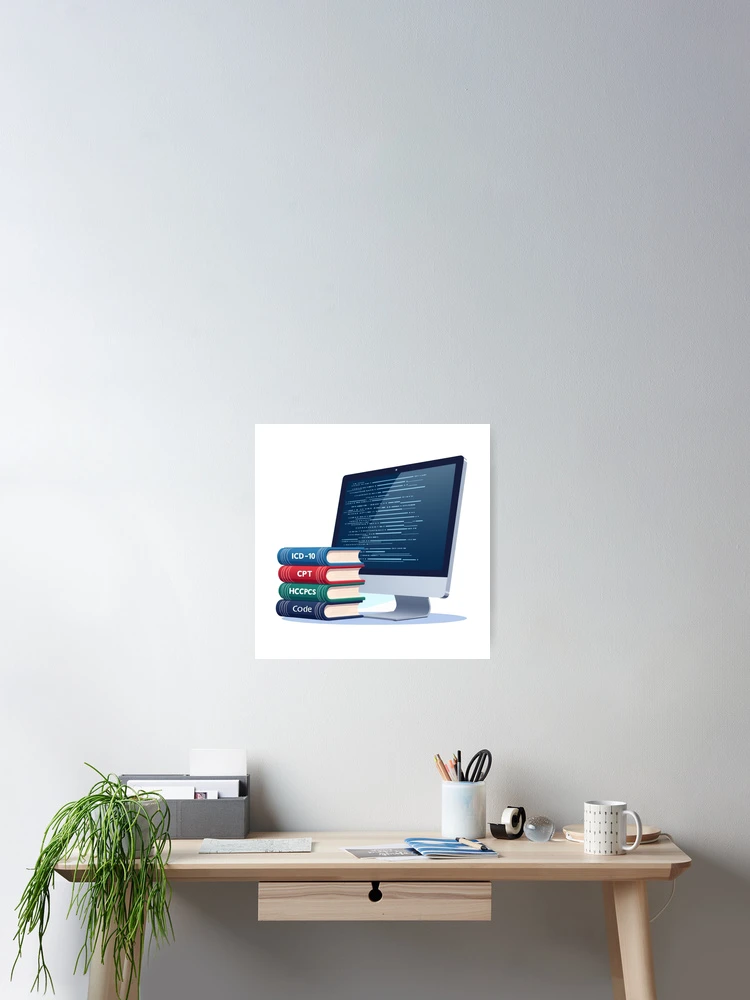 Thumbnail 2 of 3, Poster, Medical Coding Reference Stack designed and sold by medicalzone.
