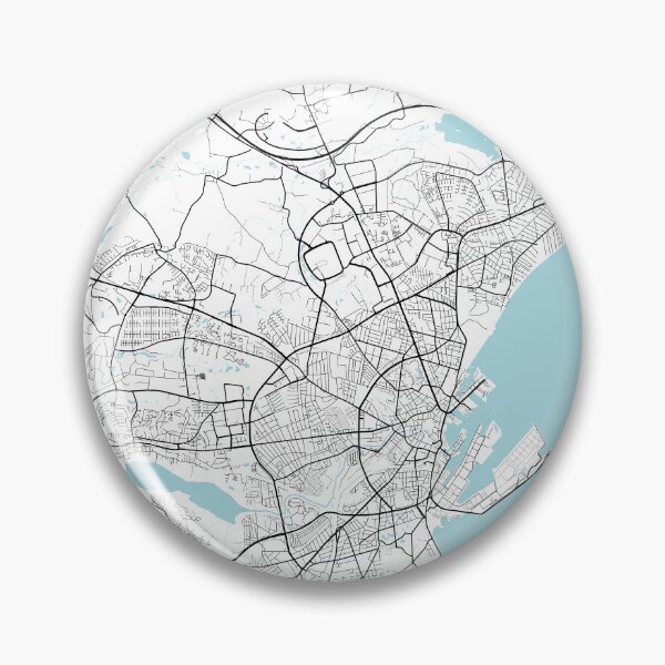 Item preview, Aarhus City Map of Denmark - Circle designed and sold by deMAP.