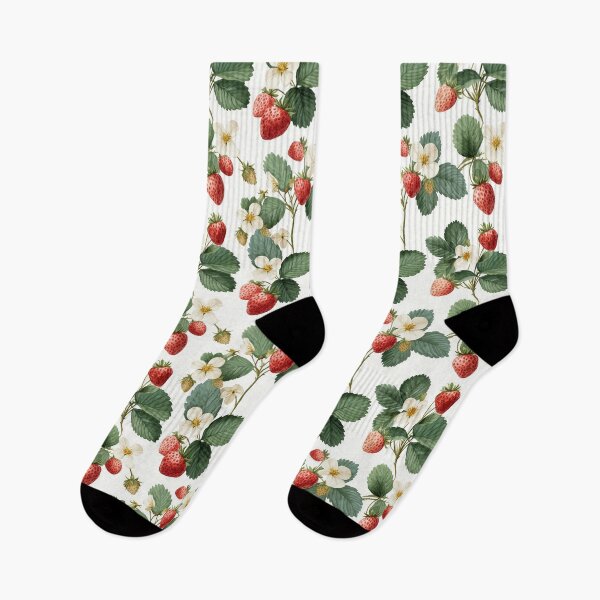 Item preview, strawberries pattern, shabby chic, vintage designed and sold by StardustMaia.