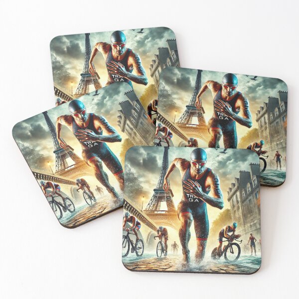 Item preview, "Rain, Grit, and Glory – Paris Push" designed and sold by Triathlongram.