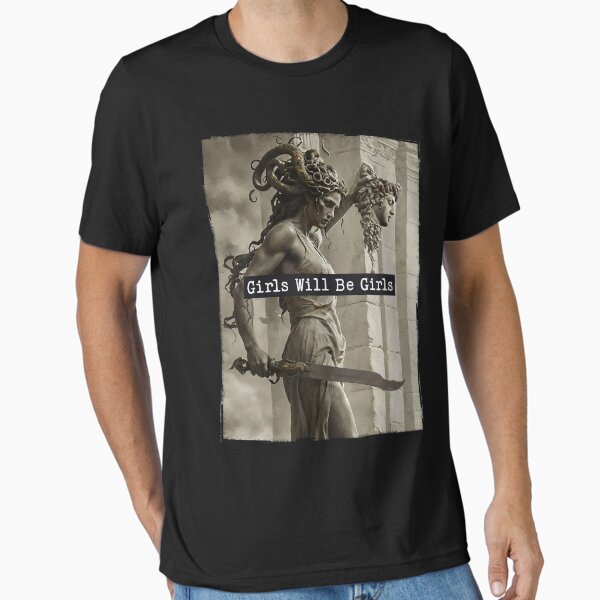 Item preview, Girls Will Be Girls Medusa mit dem Haupt des Perseus designed and sold by Elloodiee.