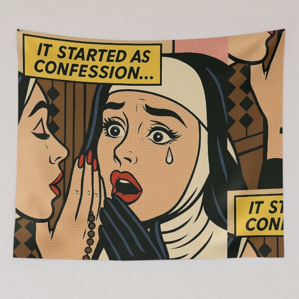 Item preview, sapphic nun pop art II  designed and sold by mikaila-bunny.