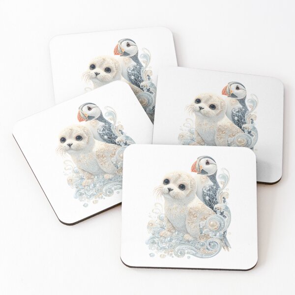 Item preview, Kawaii polymer , ultra-detailed. An adoreable plump baby seal designed and sold by wonderisland.