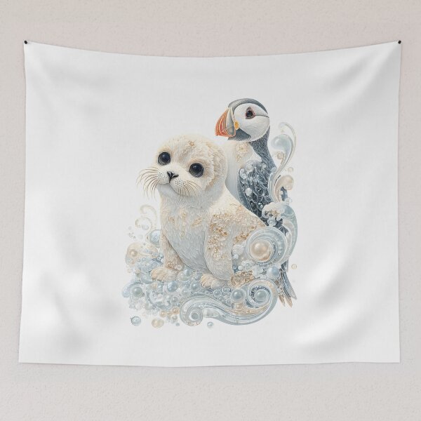 Item preview, Kawaii polymer , ultra-detailed. An adoreable plump baby seal designed and sold by wonderisland.