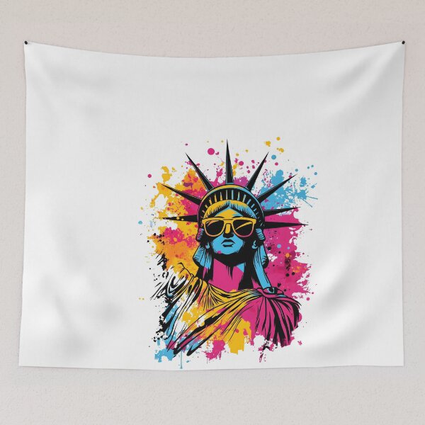 Item preview, Street Queen Liberty – Graffiti Urban USA Art designed and sold by Ragil-Studio.