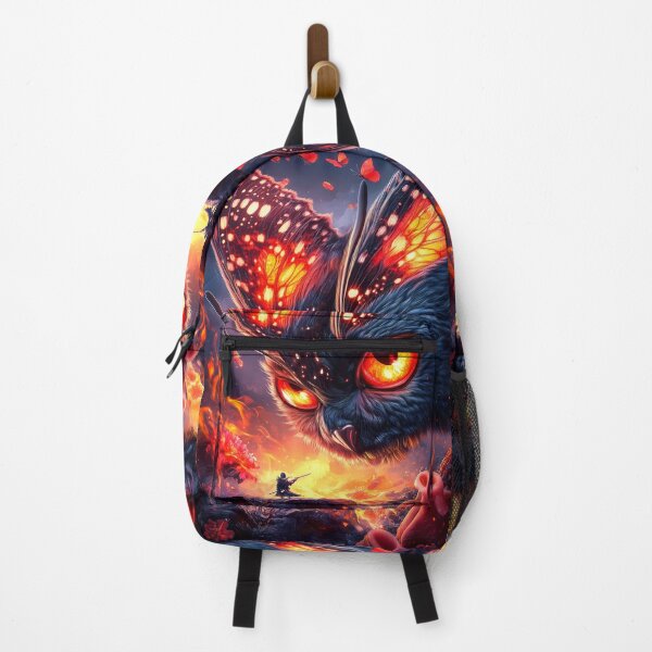 Item preview, Beasts Rise Infernal Butterfly Overlooks Tiny Warrior Fiery Realm designed and sold by lassedgkotsij.