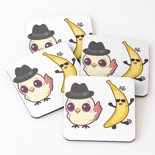 Item preview, Chicken Banana Duo – Funny Trendy  Design designed and sold by Sajiikanaan.