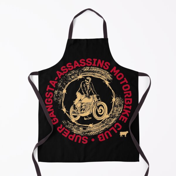 Item preview, Super Gangsta-Assassins Motorbike Club – Funny Biker Gang designed and sold by UNK-Fatigues.
