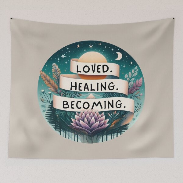 Item preview, Loved. Healing. Becoming. designed and sold by Myra365Art.