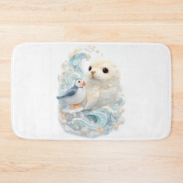 Item preview, Kawaii polymer , ultra-detailed. An adoreable plump baby seal designed and sold by wonderisland.