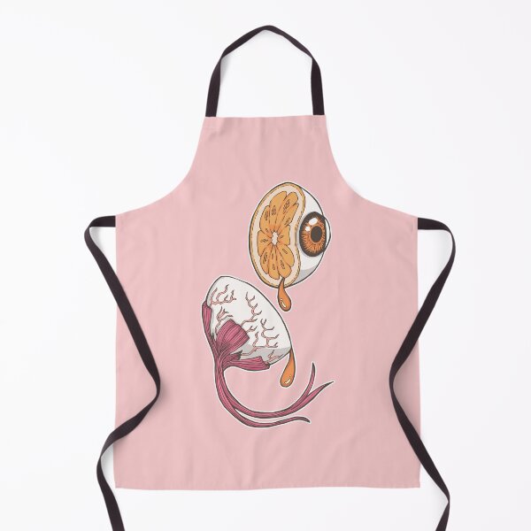 Item preview, Half on an Eye Orange Fruit Horror designed and sold by Murmur Ink Crow.