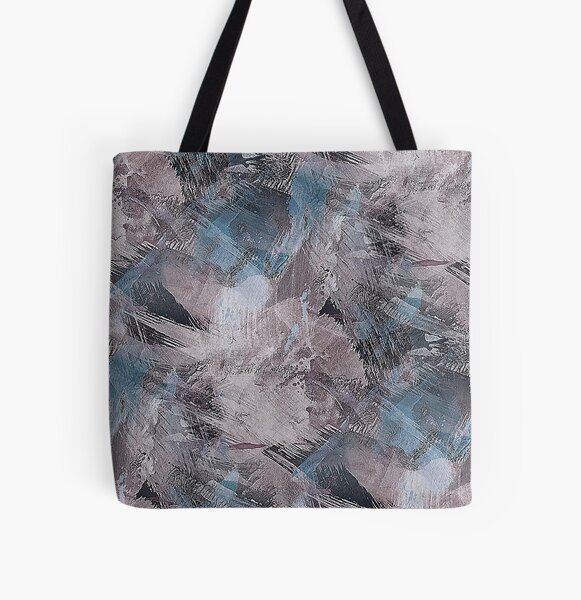 Item preview, Textured Modern Abstract in Blue and Mauve designed and sold by Artistestella.