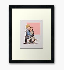 Lightsaber Training Framed Print