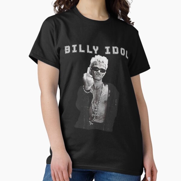 Vista previa del artículo con la obra «El hombre gentil Billy Idol -- dedo medio», diseñado y vendido por inmertune.