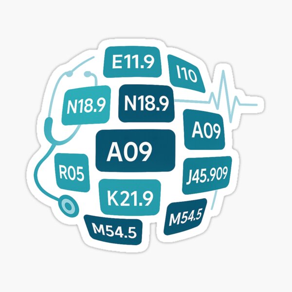 Item preview, Medical Coding Diagnosis Code Globe designed and sold by medicalzone.
