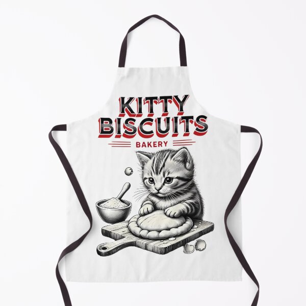 Item preview, Cute Kitty Biscuits Bakery Funny Cat designed and sold by JerdbordinShop.