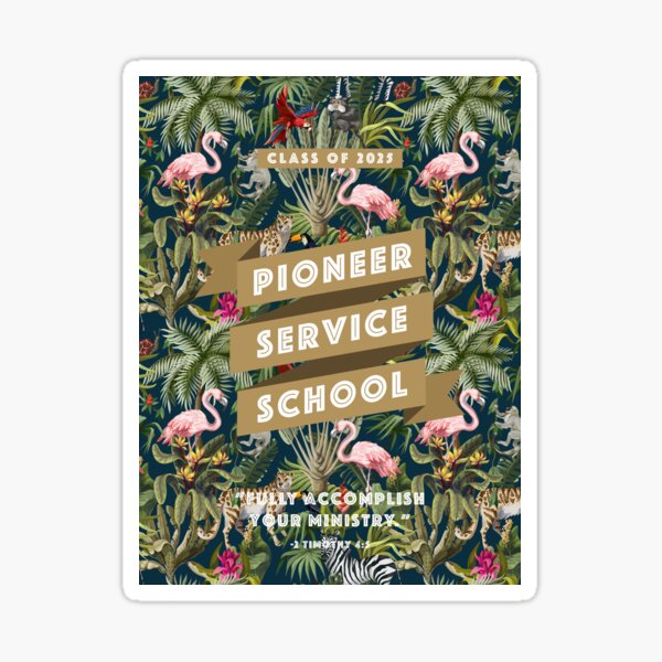 Item preview, Pioneer Service School 2025 (Jungle) designed and sold by Paper Bee Gift Shop.
