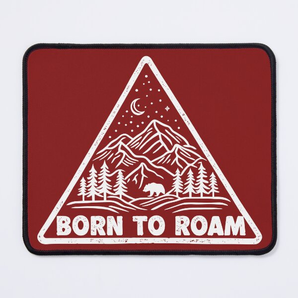 Item preview, Born to Roam – Vintage Mountain Bear Wilderness Adventure Design designed and sold by UniqueDesign751.