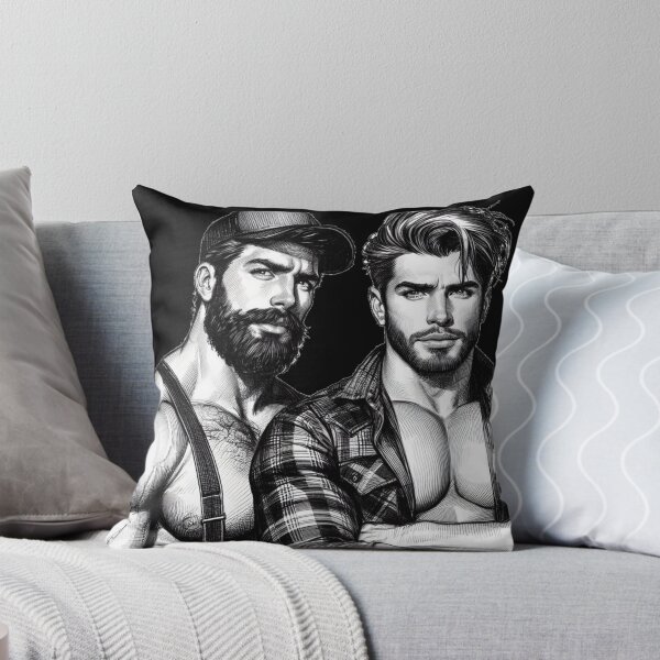 Item preview, Lumberjack Hunks Muscle Power LGBTQ Gay Pride Graphic Design designed and sold by ItsAKinkThing.