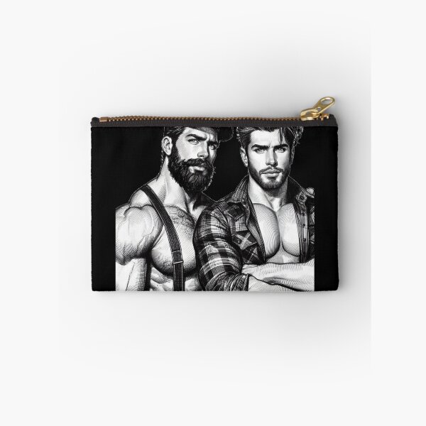 Item preview, Lumberjack Hunks Muscle Power LGBTQ Gay Pride Graphic Design designed and sold by ItsAKinkThing.