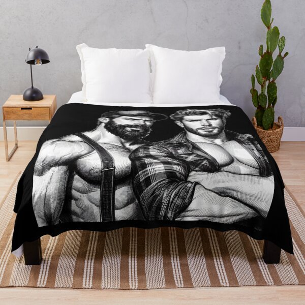 Item preview, Lumberjack Hunks Muscle Power LGBTQ Gay Pride Graphic Design designed and sold by ItsAKinkThing.