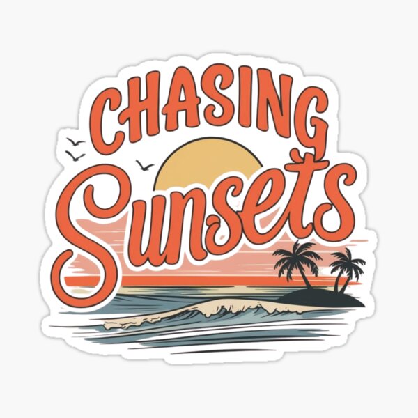 Item preview, ChasingSunsets, SummerVibes, HelloSummer, EndlessSummer, BeachStyle,  SunsetLover, GoldenHourVibes, SunsetChaser designed and sold by NinaCreator.